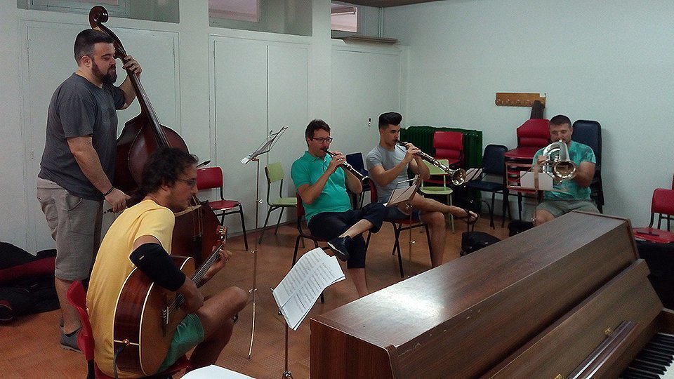 Quintet de Cobla prepara el concert inaugural de la formació 1