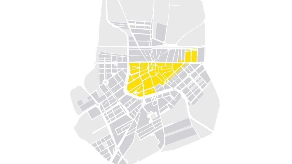 Àrea d'actuació del Pla de Barris de Mollerussa