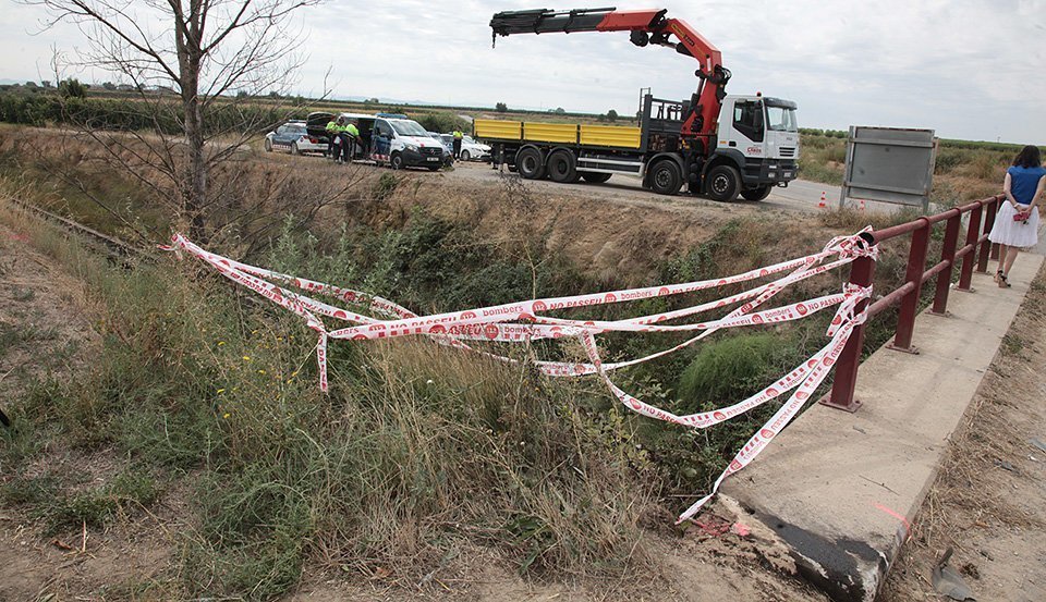 Pont del Canal en el que ha tingut lloc l'accident