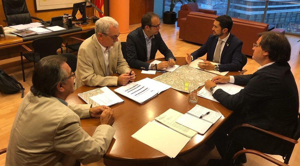 Reunió a la conselleria de Territori i Sostenibilitat