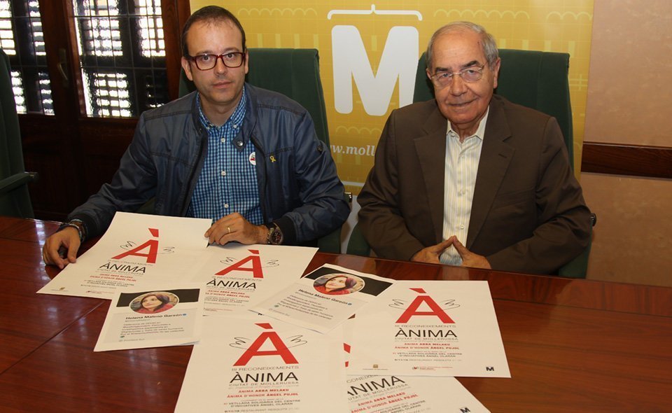 Marc Solsona i Josep M. Pujol presenten els Premis Ànima Ciutat de Mollerussa