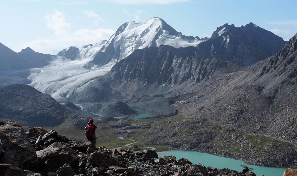 Anna Moragues, en una de les seves ascensions