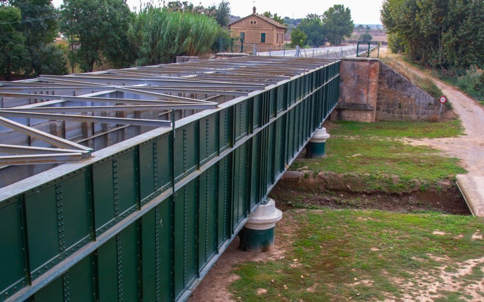 © Fotografia de Josep Anton Pérez. Pont de Ferro situat a Agramunt.
