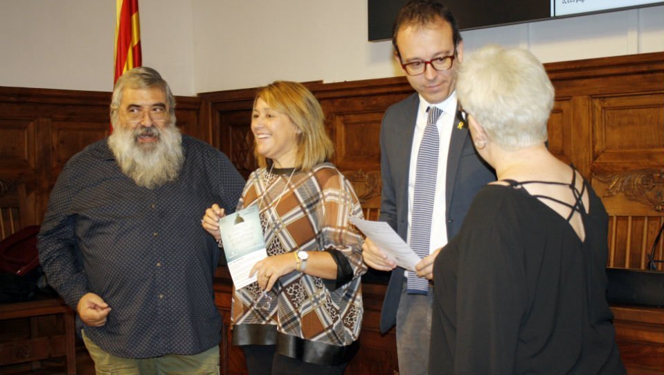Imatge de l'acte de presentació de la tercera edició del Concurs de Textos Teatrals per a Espectacles de Petit Format interior