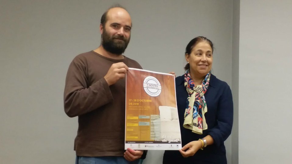 El cartell de presentació de la cinquena edició de la mostra de Formatges Artesans del Palau d'Anglesola