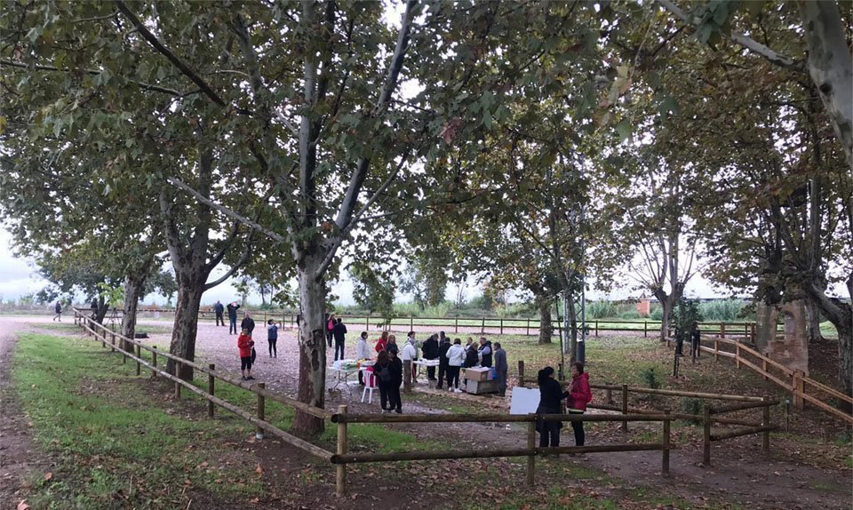 La tanca perimetral que es va instal·lar en el Salt del Duran