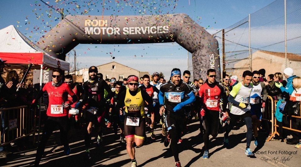 Participants en el Duatló 2017 a Vilanova de Bellpuig