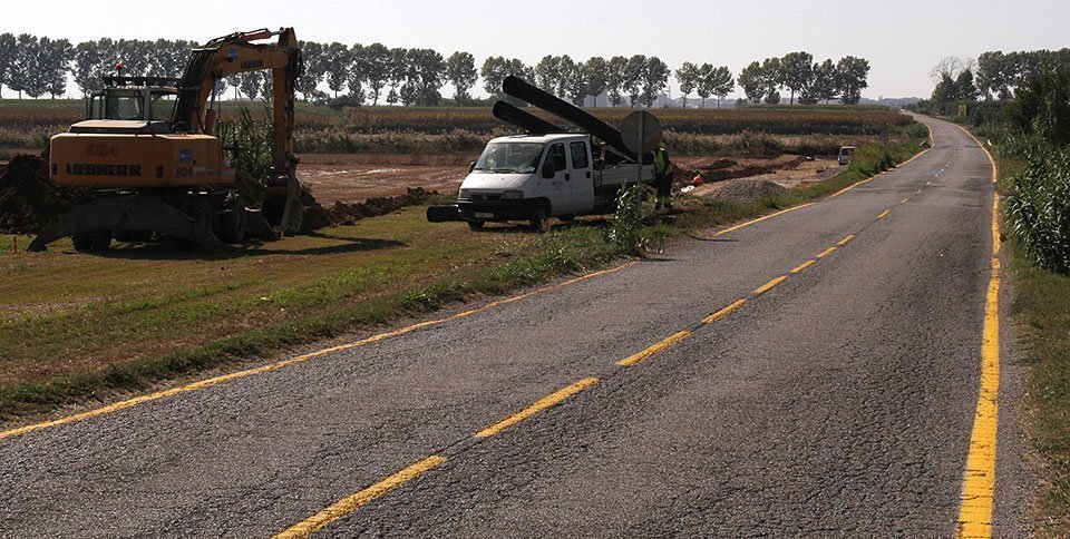 Inici obres carretera Bellcaire a Linyola 2