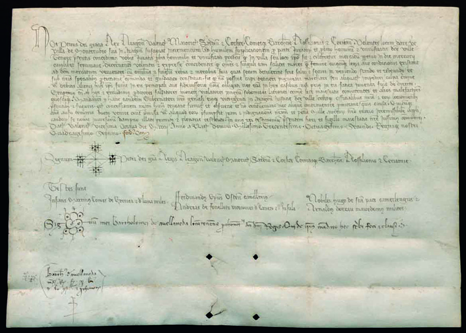 Pergamí de els Ordes militars IEI