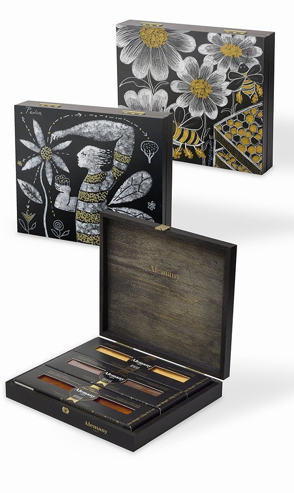 Alemany presenta les caixes ‘Art i torró de col•lecció’ inspirades en les abelles