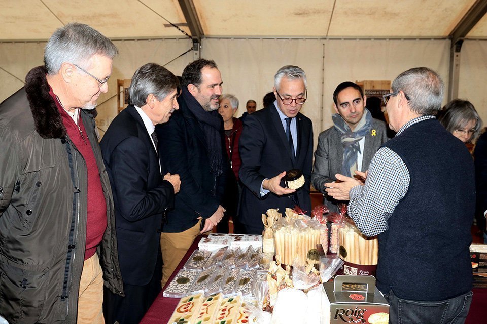 Octavi Bono visita la Fira De Prop de Preixana