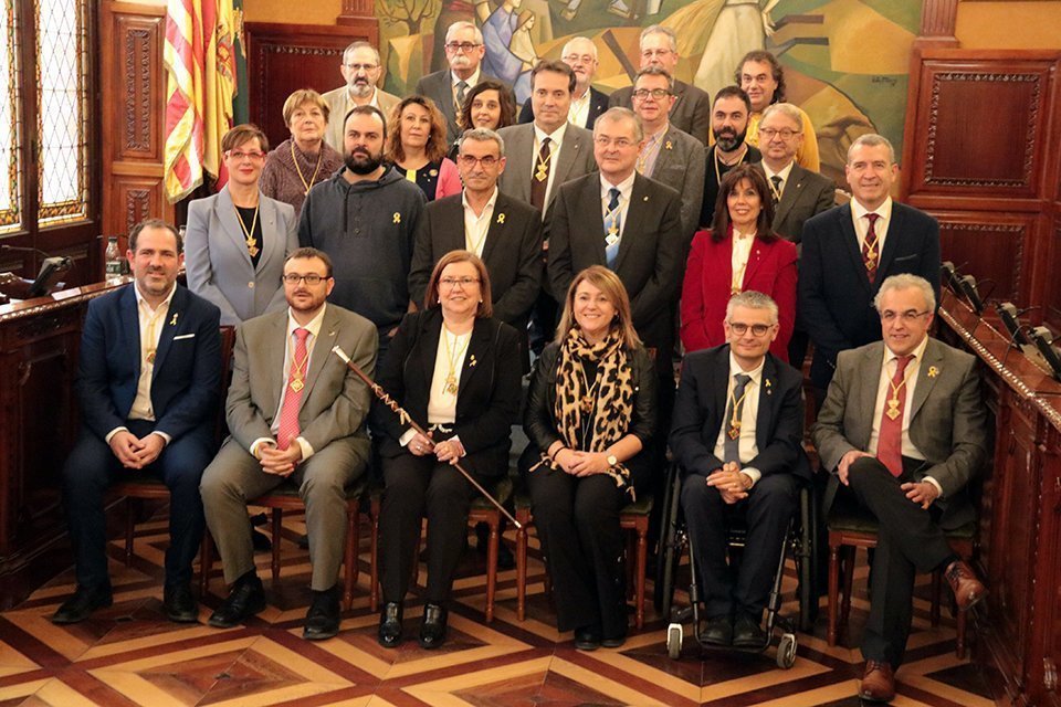 Els membres de la Diputació de Lleida