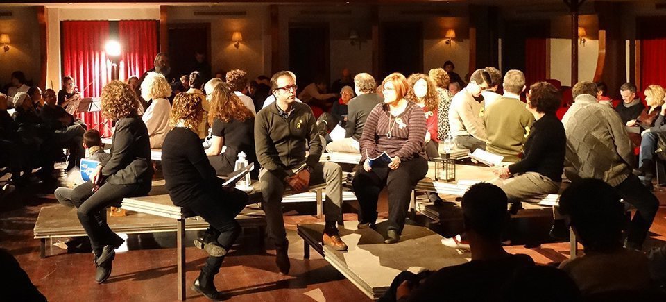 Lectura col·lectiva del Poema de Nadal a Mollerussa