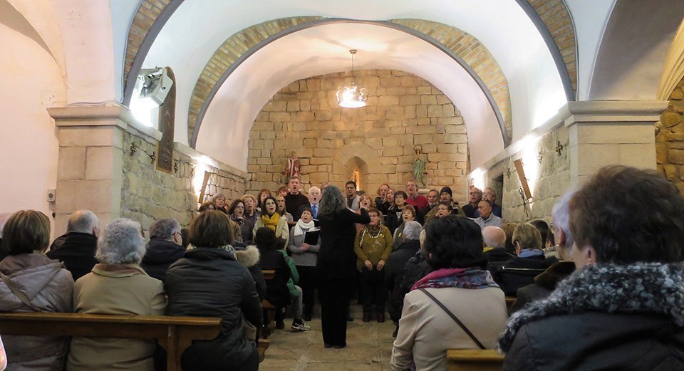 Concert de Nadal  a Palou la coral Doll de Veus de Guissona