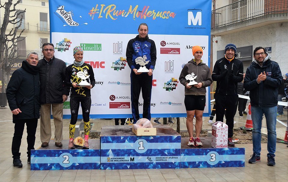 Podi femení de la Cursa de l'Indiot 2018