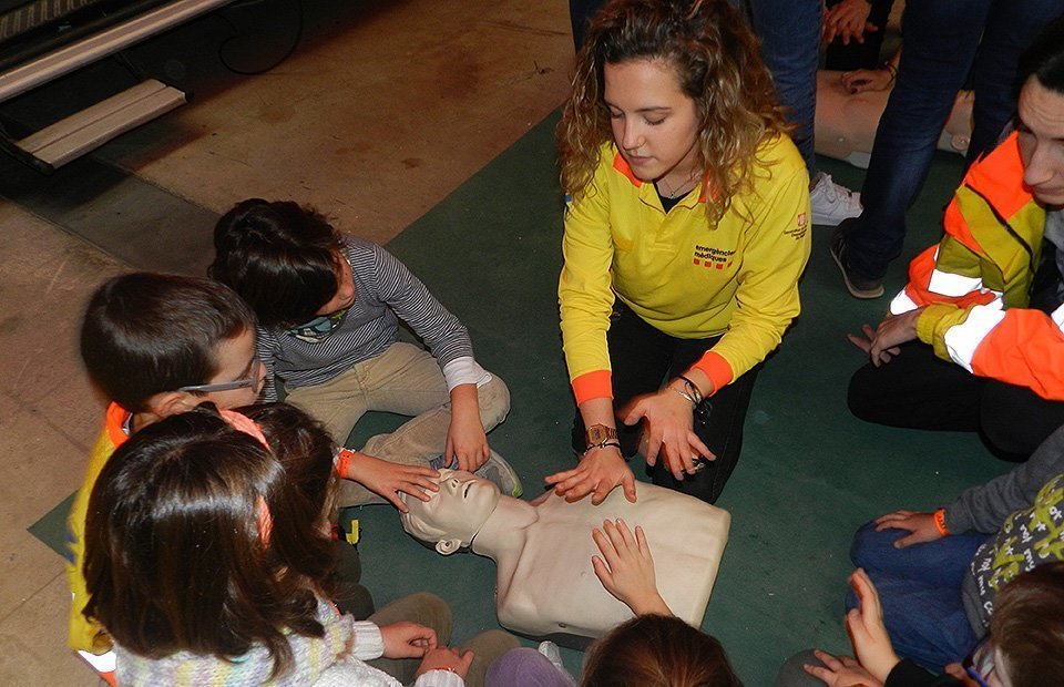 Activitats de Protecció Civil i el SEM en el Saló de la Infància i la Joventut de Lleida
