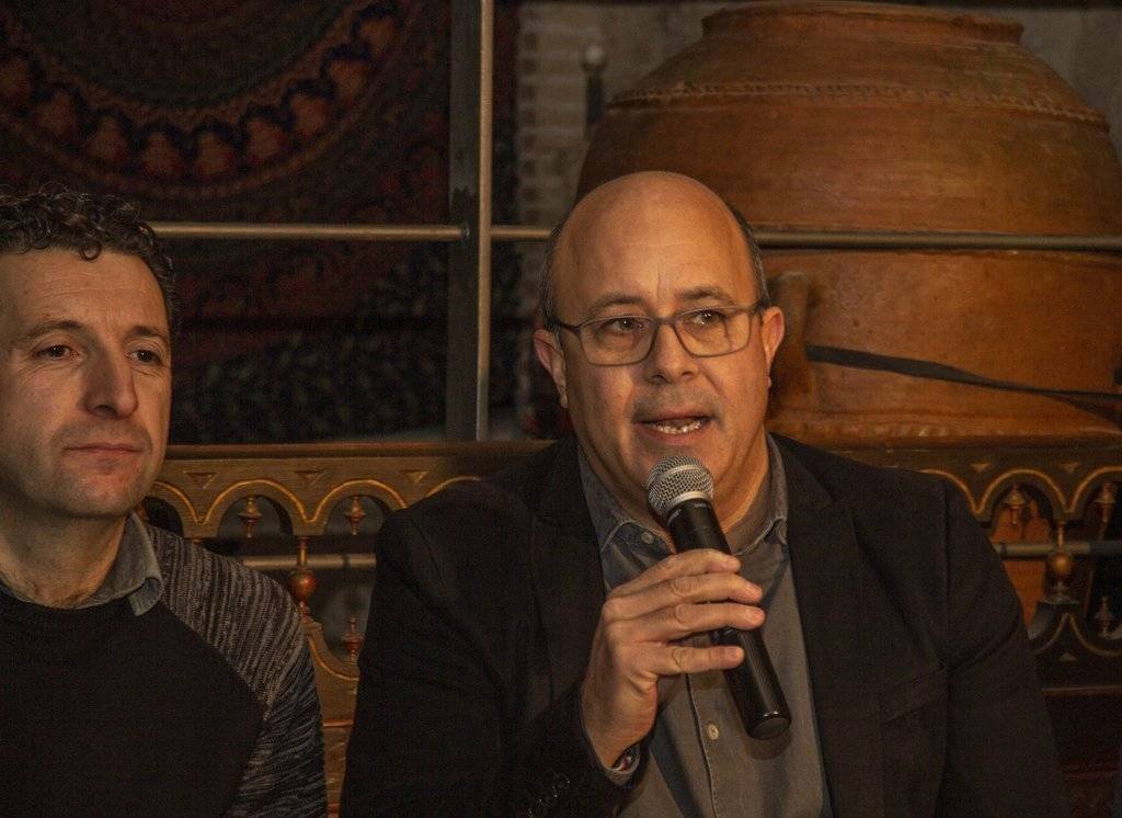 Ramon Royes en l'acte de presentació Cervera Capital de la Cultura Catalana 2019