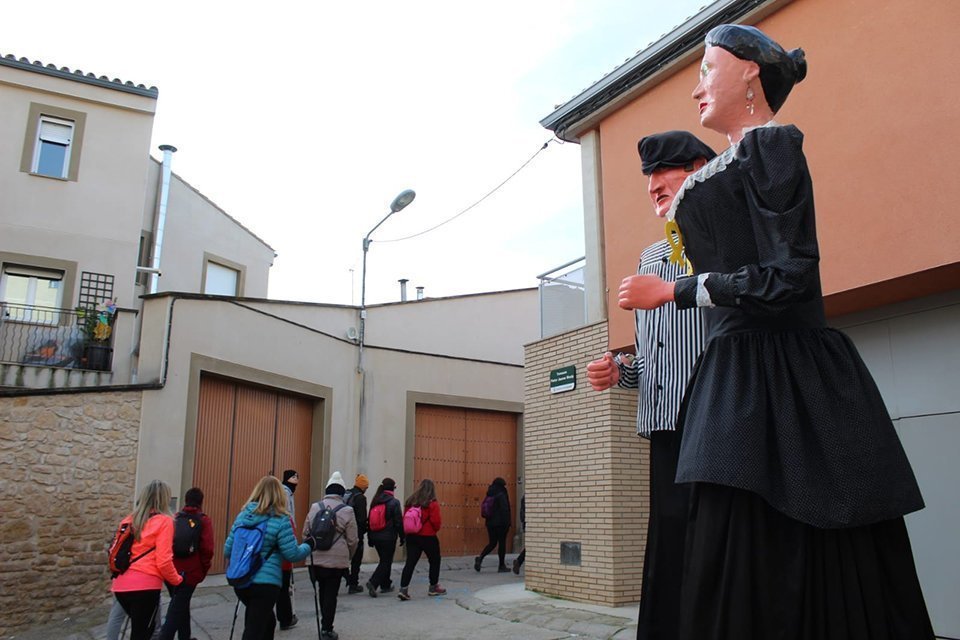 Els gegants de la Granadella El Silono i la Mundeta