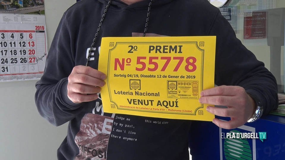Premi loteria hivern 2019 perla d'or