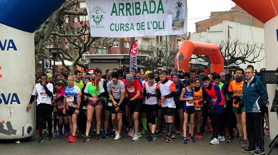 Sortida de la Cursa de l'Oli de les Borges Blanques
