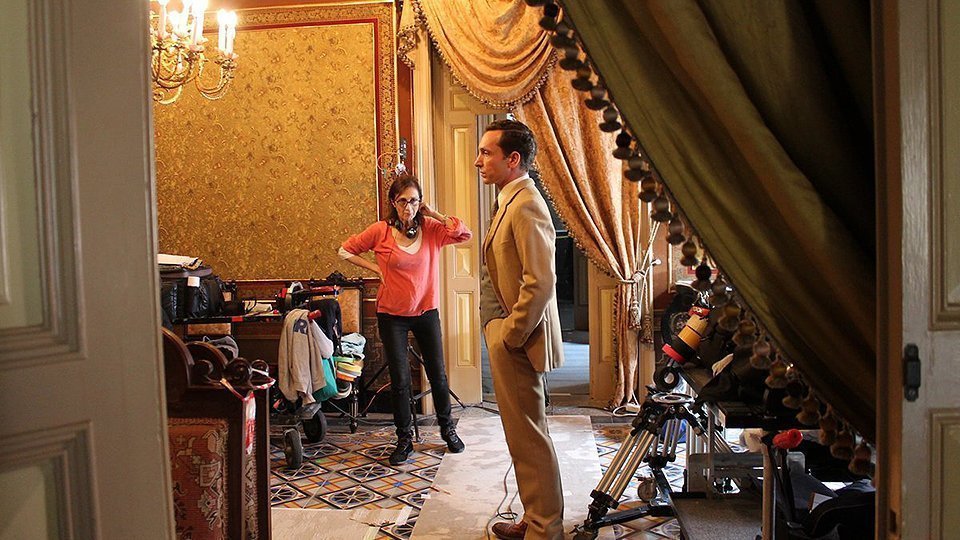 Silvia Munt en el rodatge