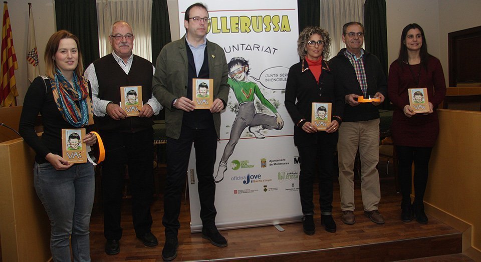 Presentacio del projecte Obrim camí al Voluntariat, amb la Vai com a protagonista