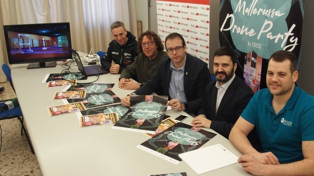 L'acte de presentació de la 4a edició de la Mollerussa Drone Party