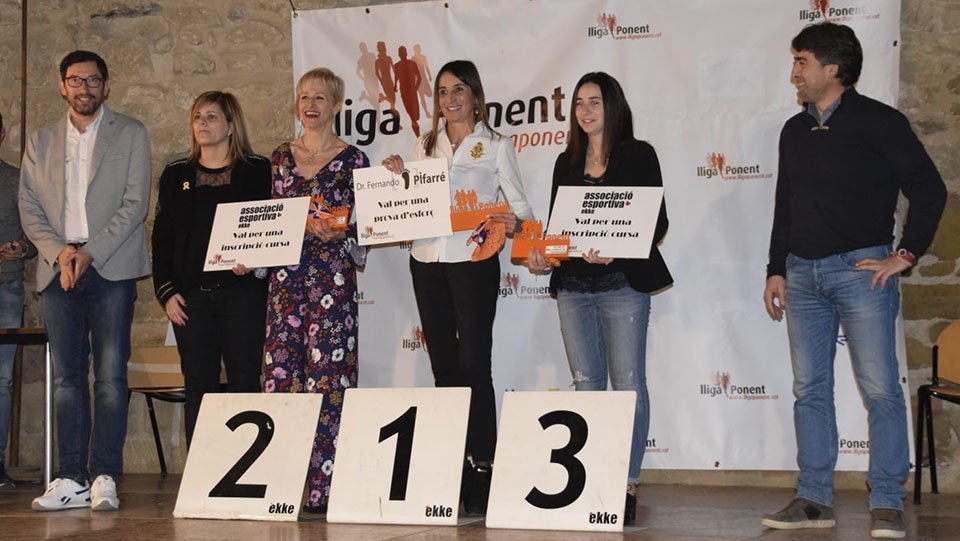 Podi femení en la Lliga Ponent 2018