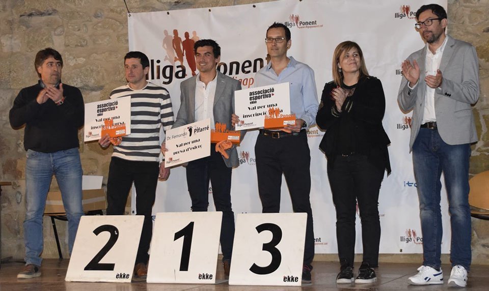 Podi masculí en la Lliga Ponent 2018