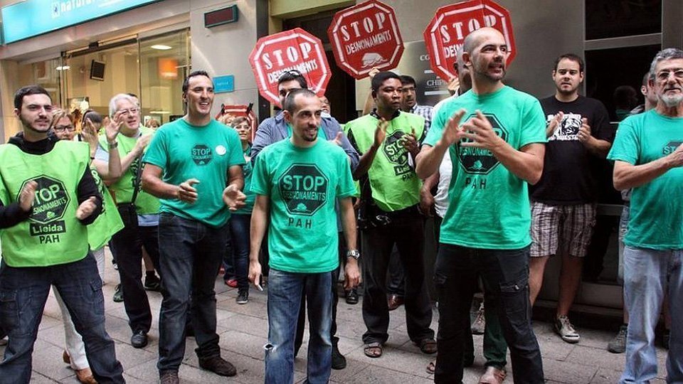 Movilitzacions de la PAH a Lleida 1