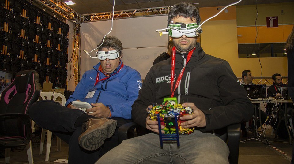 El conseller Jordi Puigneró, visita Drone Party de Mollerussa 2