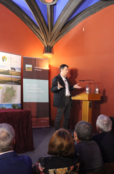 Francesc Mauri presenta les activitats del projecte Espais naturals de Ponent