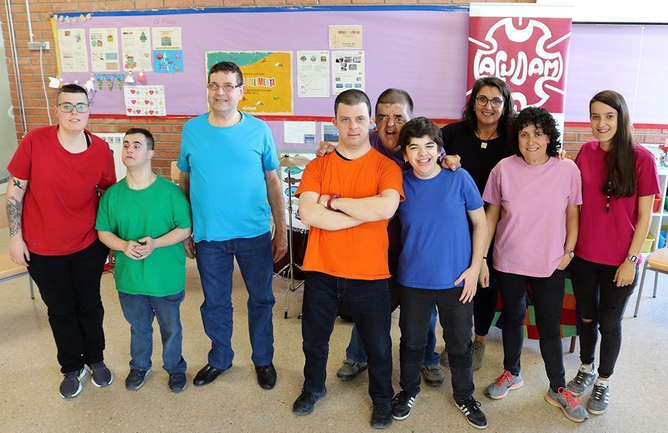 Músics i rapsodes del projecte Equipo Ja de l'associació ACUDAM