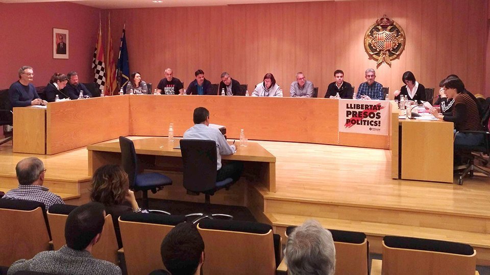 Un instant de la sessió del Ple celebrada el 28 de febrer