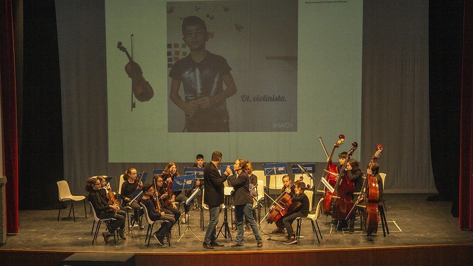 Audició de l'Escola Municipal de Música de Mollerussa per a escolars del Pla d'Urgell