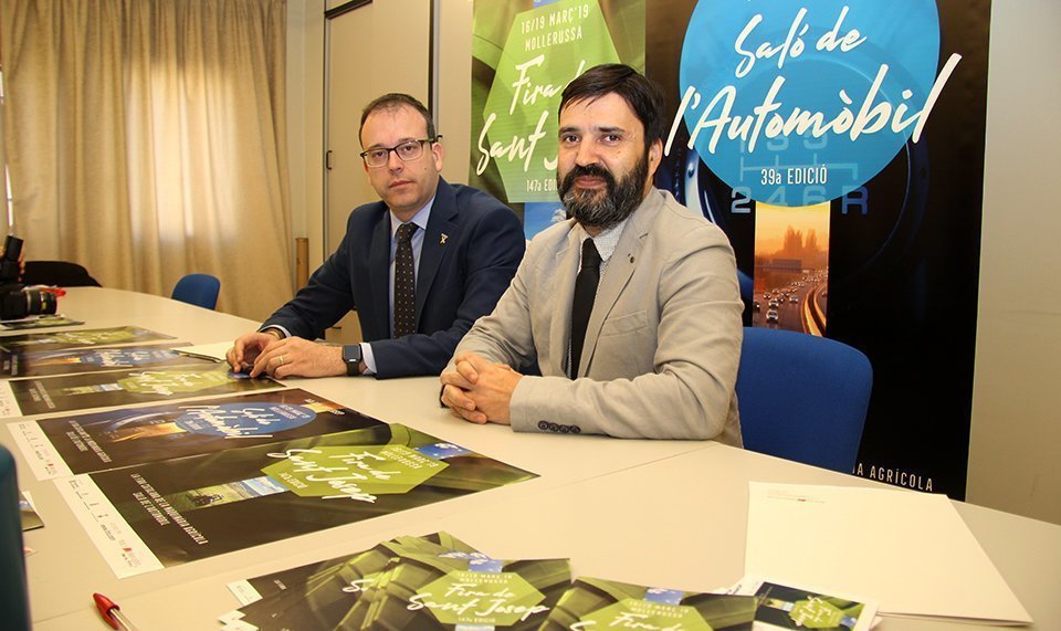 Marc Solsona i Poldo Segarra presenten la Fira de Sant Josep