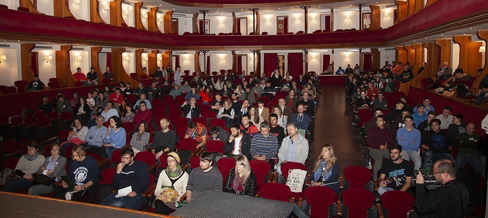Participants en l'Aplec de joves del camp en el marc de la Fira de Sant Josep de Mollerussa