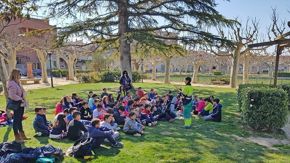 Plantada d'arbres al Parc del Terrall de les Borges