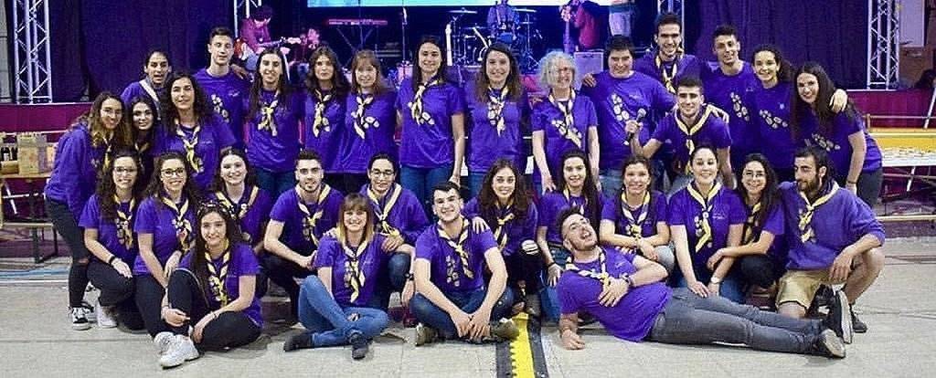 Els monitors i responsables de l'Esplai La Costereta de Bell-lloc