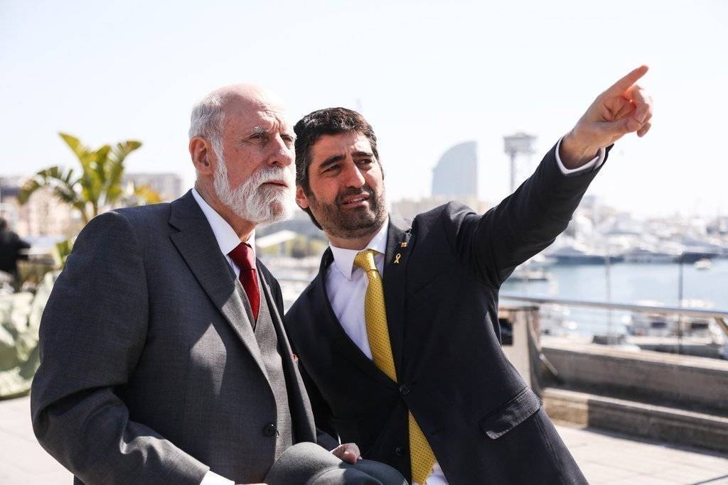 Vinton Cerf i Jordi Puigneró.