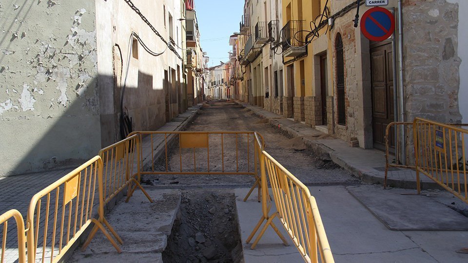 Carrer Unió de Vilanova de Bellpuig