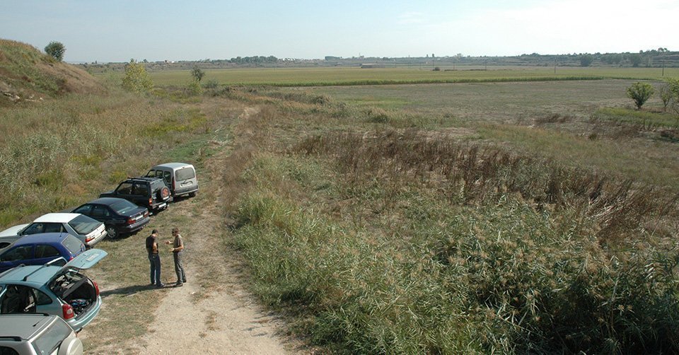 Imatge dels conreus que inundarien el nou Estany