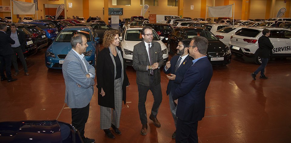 La secretaria general d’Empresa i Coneixement, Marta Felip inaugura la Fira Autotrac