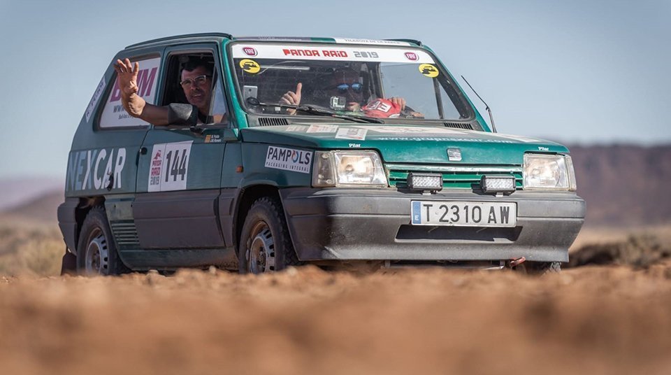 Miquel Pulido i Josep M. Romero amb el Seat Panda Marbella de l'any 1996 1