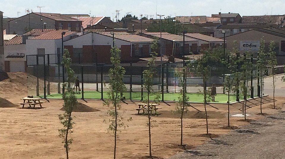La pista de Pàdel al Parc del Canal