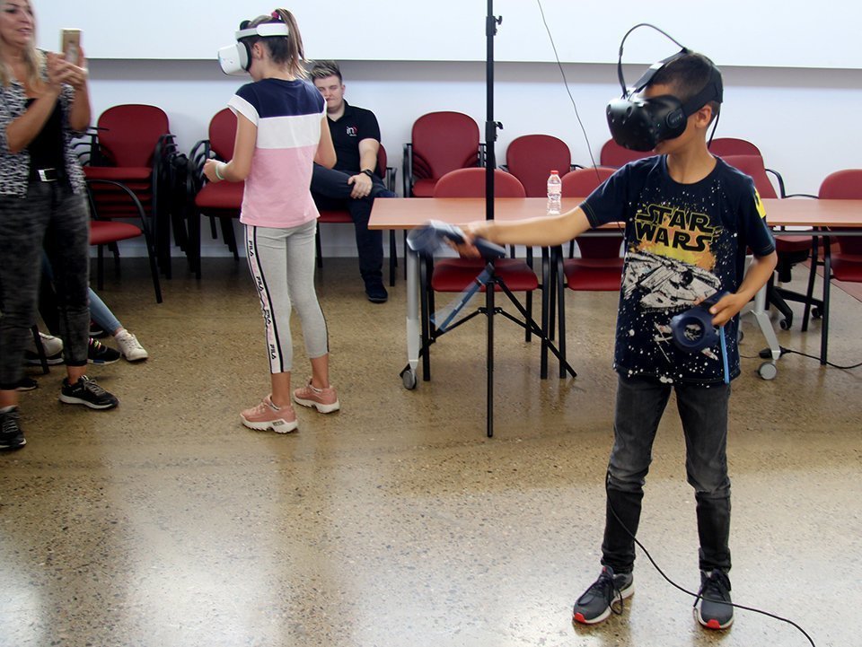 Aula de realitat virtual en la Jornada de Transformació Digital a Bell-lloc