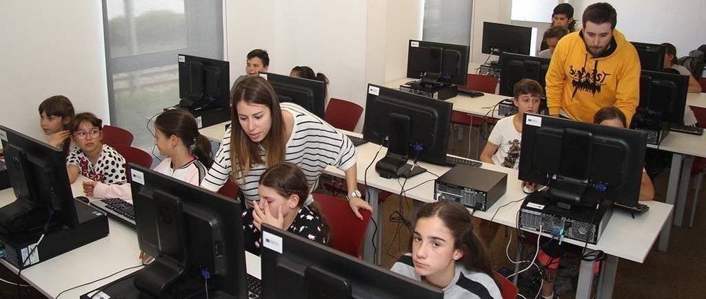 Aula de tractament de so en la Jornada de Transformació Digital de Bell-lloc