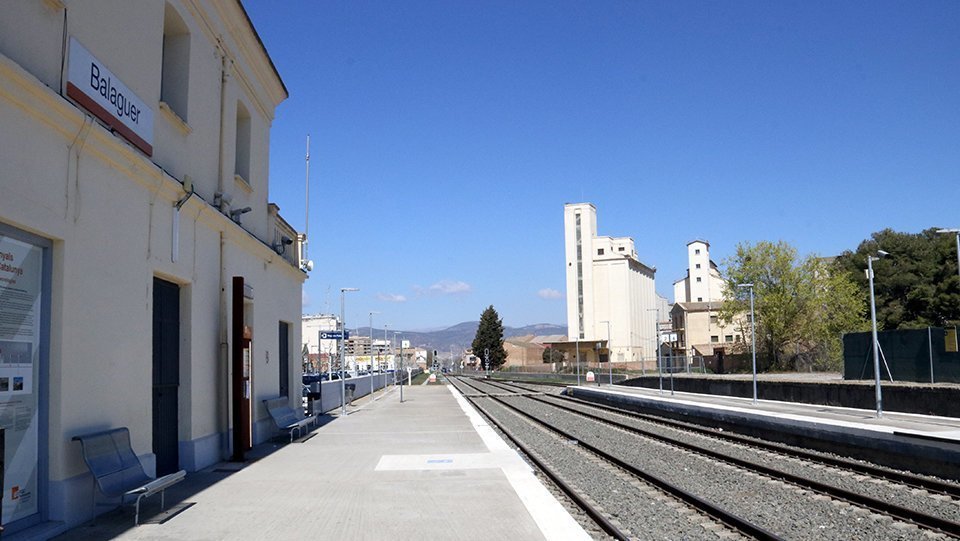 L'estació de tren de Balaguer