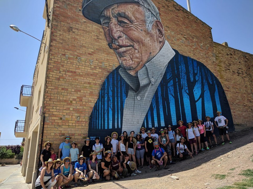Participants en la primera edició de l'Encomarca't nvisiten Penelles -Balaguer TV