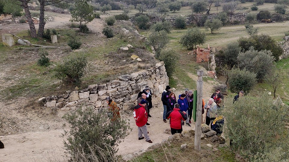 Visita per conèixer la cultura de la pedra seca a les Borges Blanques